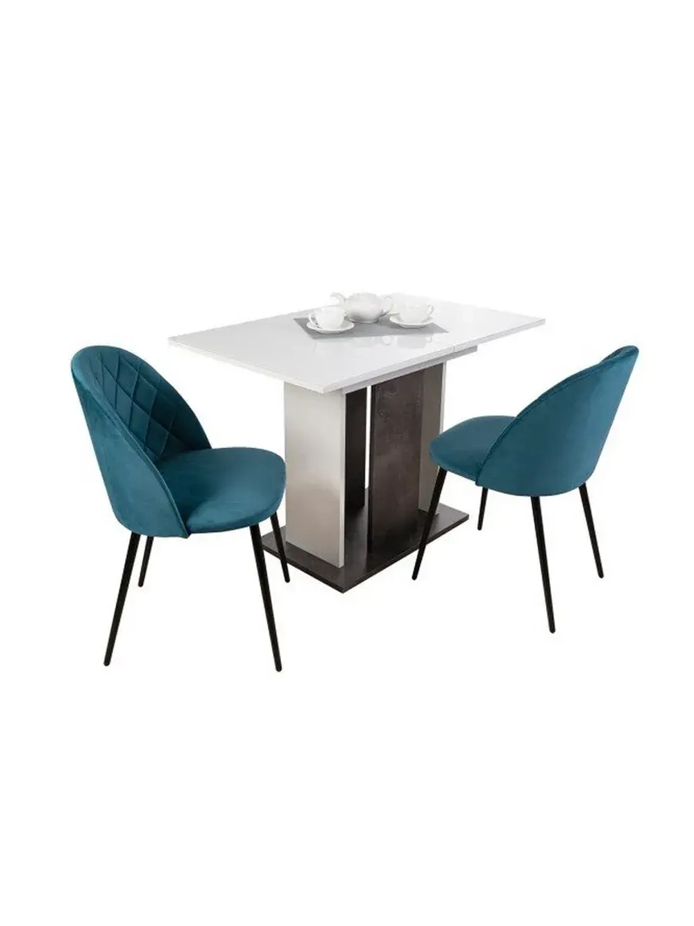 Стол кухонный обеденный раздвижной 110х67,8х75 см