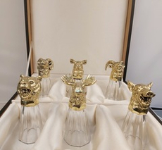 Стопки-перевертыши "Звери" №16, в наборе 6 шт. в ассортименте