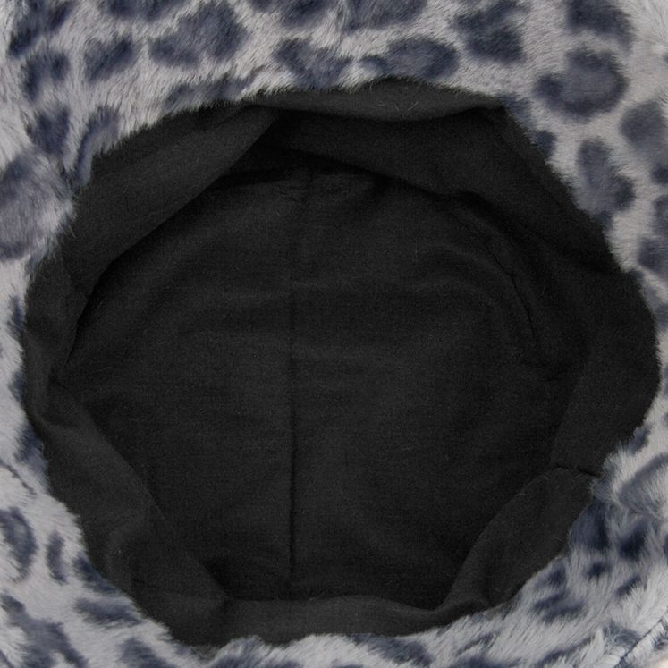 Панама STREET Леопард экомех, серый