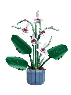 Конструктор Цветы Орхидея в горшке 728 деталей 101