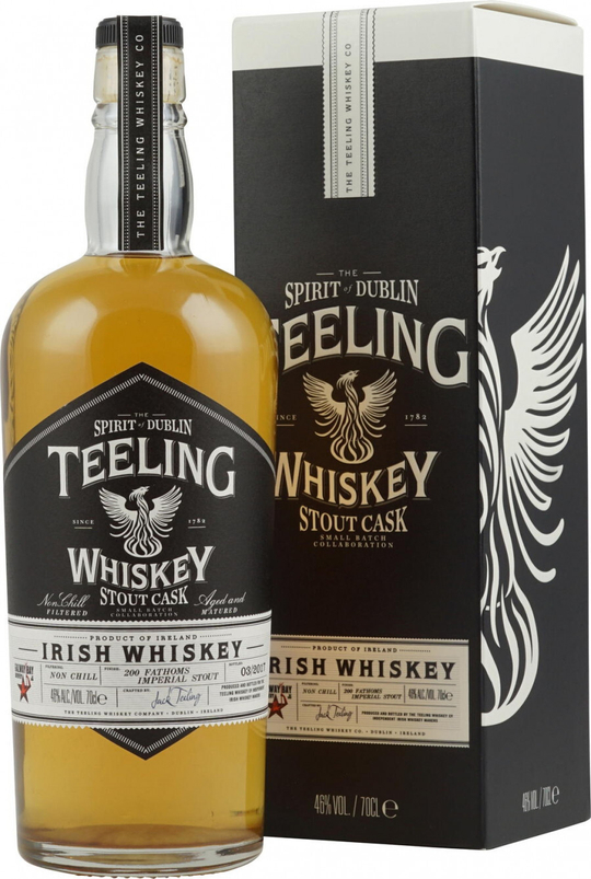 Виски Teeling Stout Cask Irish Whiskey Gift Box, 0.7 л