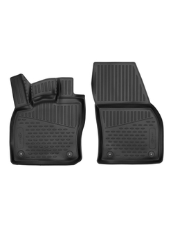 Коврики в салон для VOLKSWAGEN Caddy (V), 2021-, 2шт. (Повышенная устойчивость, повышенная износостойкость) FORMAT.3DAN0187210K.F