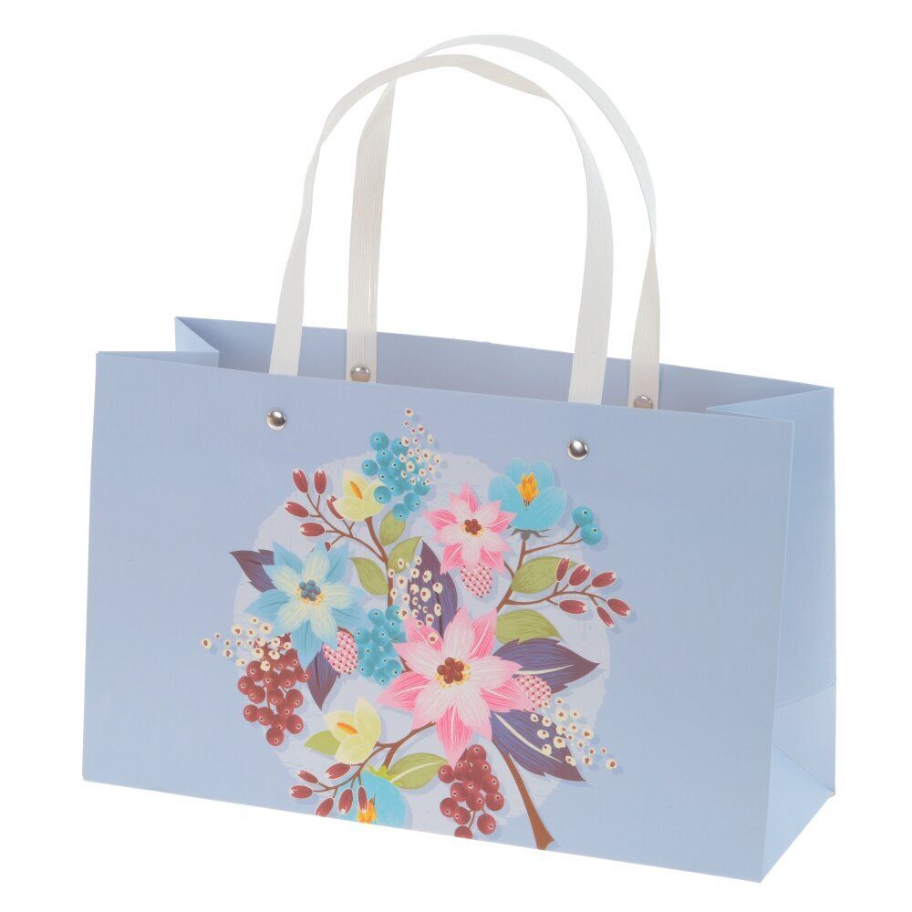 GAEM Пакет подарочный S (бумага 210г/м2, блок 12шт), L28 W10 H17 см, 4в.