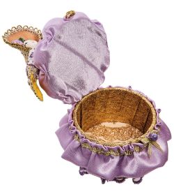 РусКукла RK-733/ 2 Кукла-шкатулка «Дама с веером»