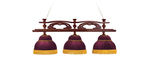 Лампа Венеция 3 плафона - ясень