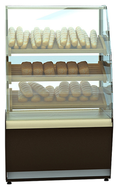 Витрина хлебная Carboma K70 N 0,9-2 (0,9 Техно)