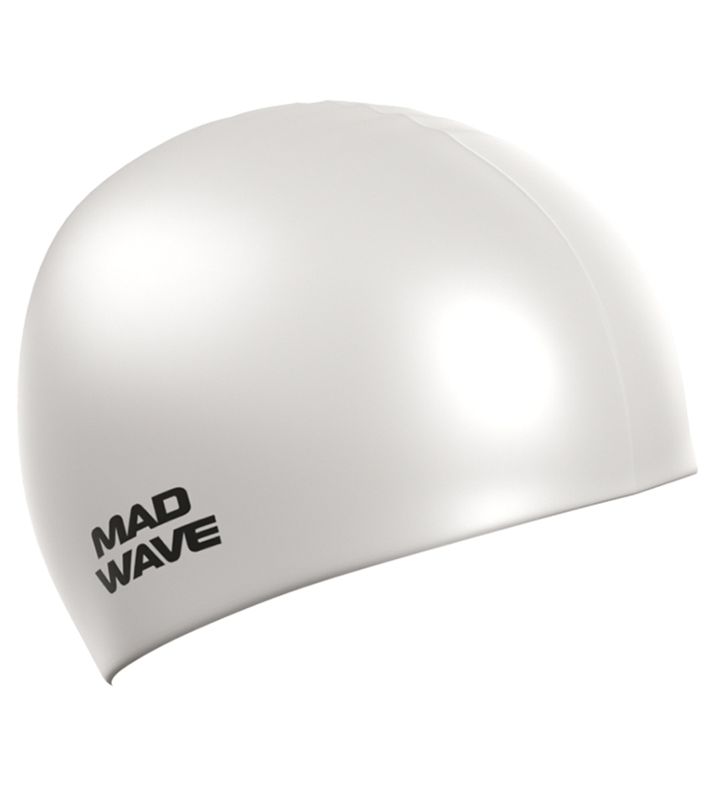 Шапочка для плавания силиконовая Mad Wave Intensive Big