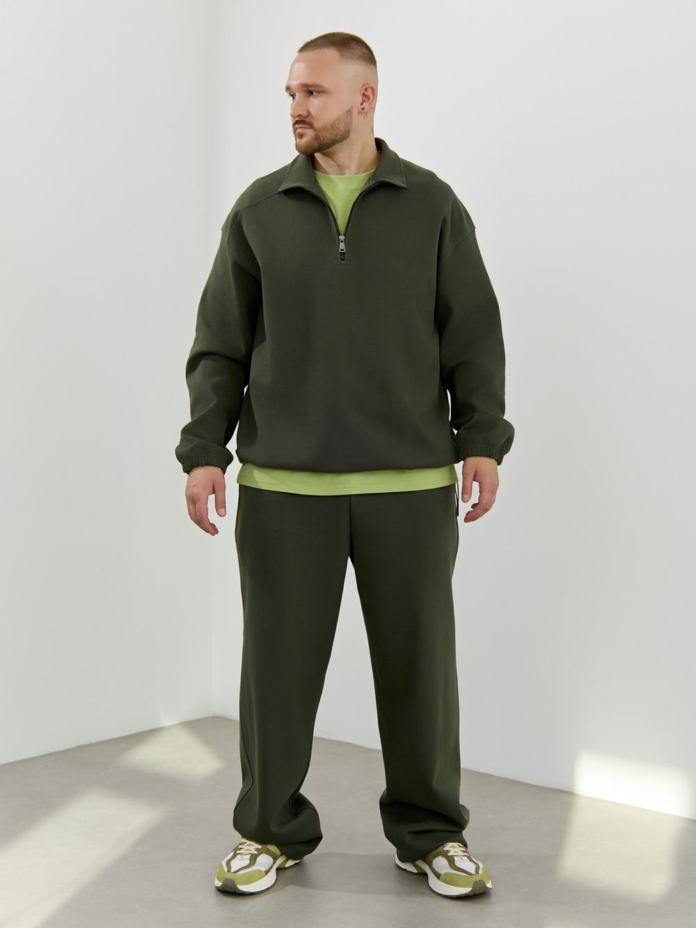 Толстовка мужская Интер-1 Виотекс ХАКИ