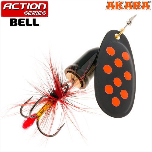 Блесна вращающаяся Akara Action Series Bell 3 8 гр. 2/7 oz. A8