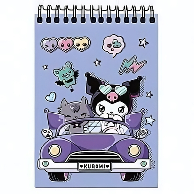 Блокнот А6 60л."Куроми" на гребне, целлюлозный картон (Центрум)