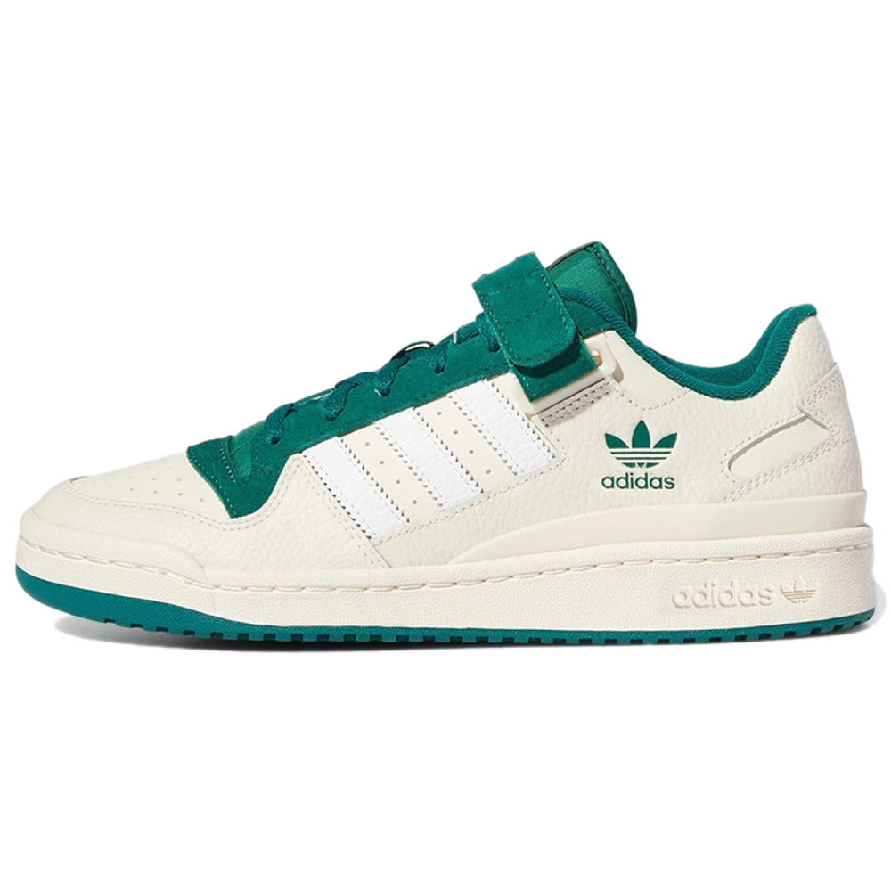 Кроссовки Adidas Originals Forum Low White Collegiate Green