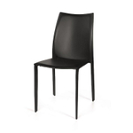 Стул Rolf, кожа черный