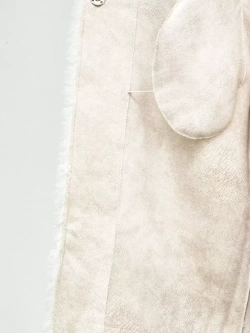 Шуба женская чебурашка тедди эко, жемчужная, SilverFox