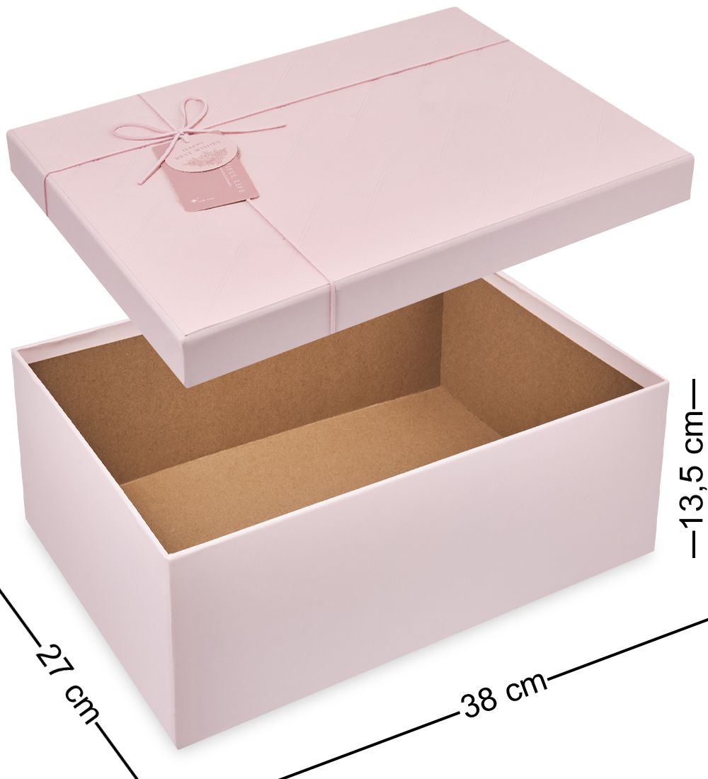 WF-184-A Набор коробок из 3 шт, розовый