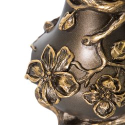 Настольная лампа Терра Бронза с абажуром Тюссо Vatican (Ватикан) Корица