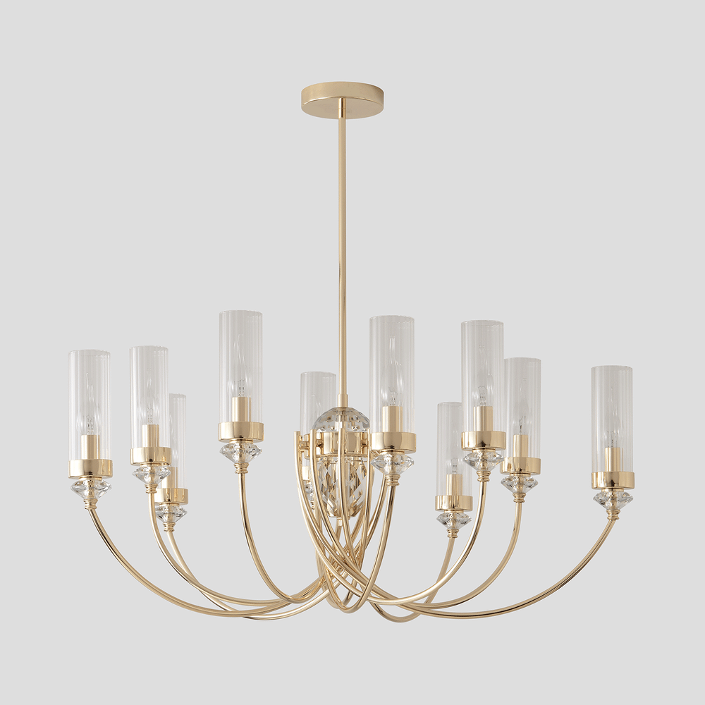 Люстра Crystal Lux SECRET SP10 GOLD