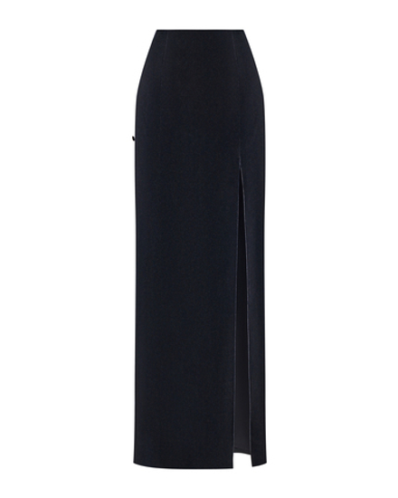 Юбка макси из бархата