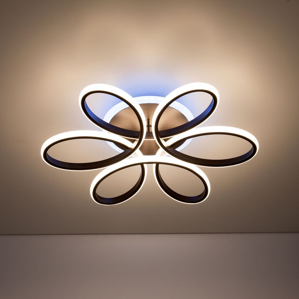 Citilux Сезар Смарт CL233A155E RGB Умная люстра Венге