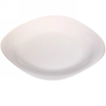 Тарелка «White magic» 25,5*25,5см стеклокерамика мягкий квадрат