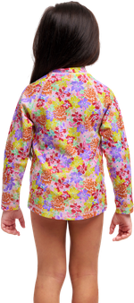Купальник FUNKITA Toddler Girl's Summer Garden Zippy Rash Vest