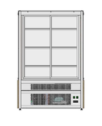 Витрина кондитерская холодильная REFETTORIO Crystal RKC22AO