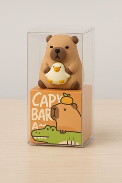 Точилка для карандашей "Capi and the duck", brown