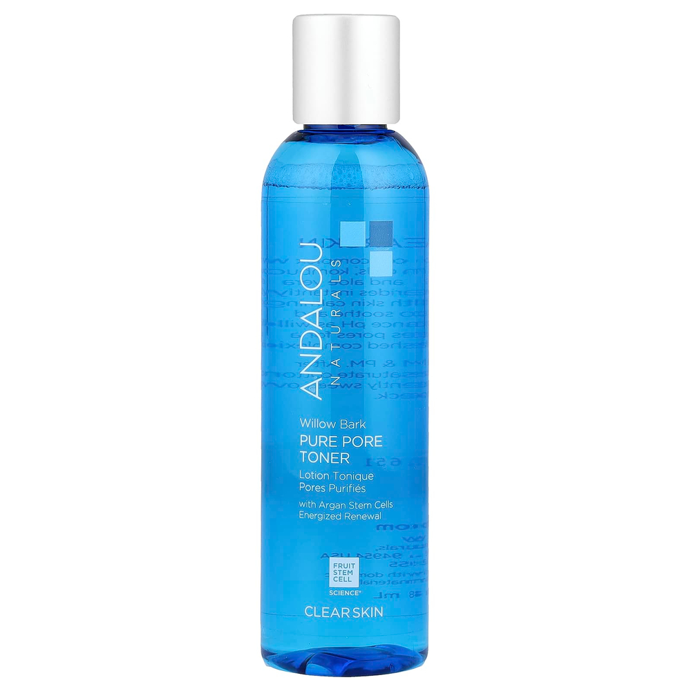 Andalou Naturals, тоник для очищения пор, ивовая кора, 178 мл (6 жидк. унций)
