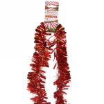 Мишура 2 м 6 см «Зимняя тайна», Красный