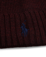 хлопковая шапка POLO RALPH LAUREN - бордовый(710886137)
