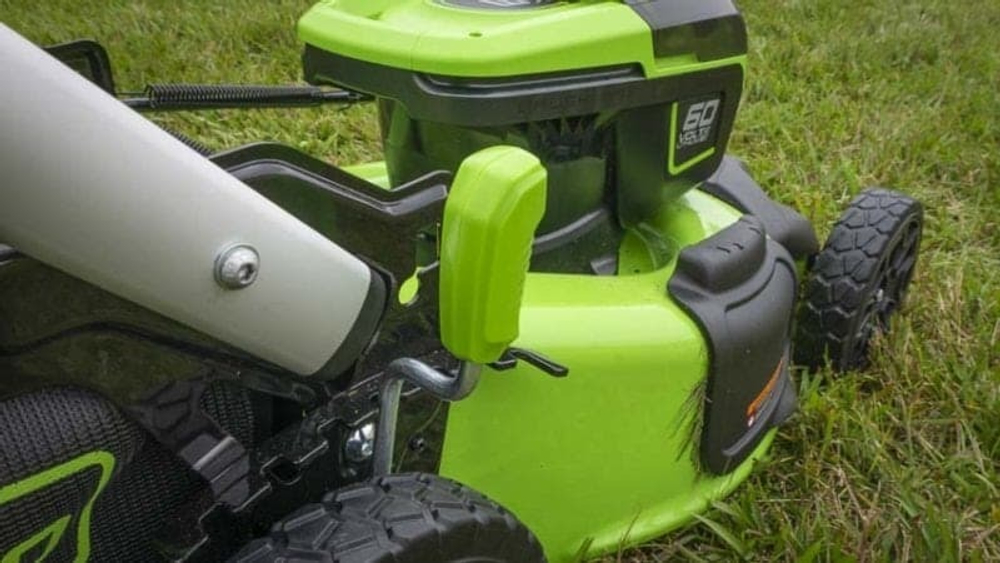 Газонокосилка самоходная, аккумуляторная Greenworks GD60LM51SP, 60V (51 см) бесщеточная -  без АКБ без зарядного устройства