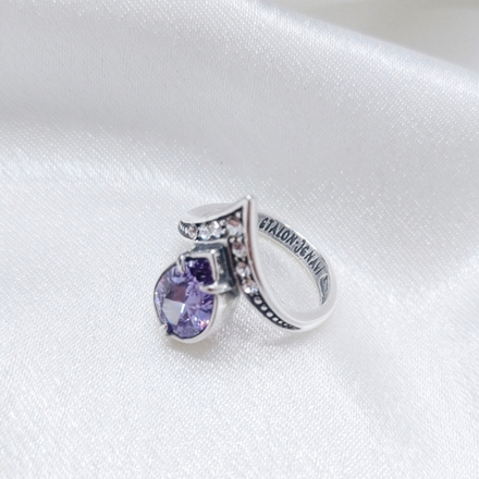 "Фюрн" кольцо в серебряном покрытии из коллекции "Элеганс" от Jenavi