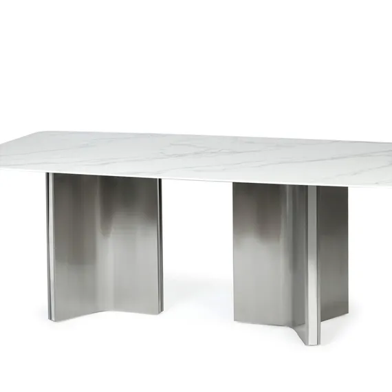Обеденный стол Selenia 200х100 см, белая керамика