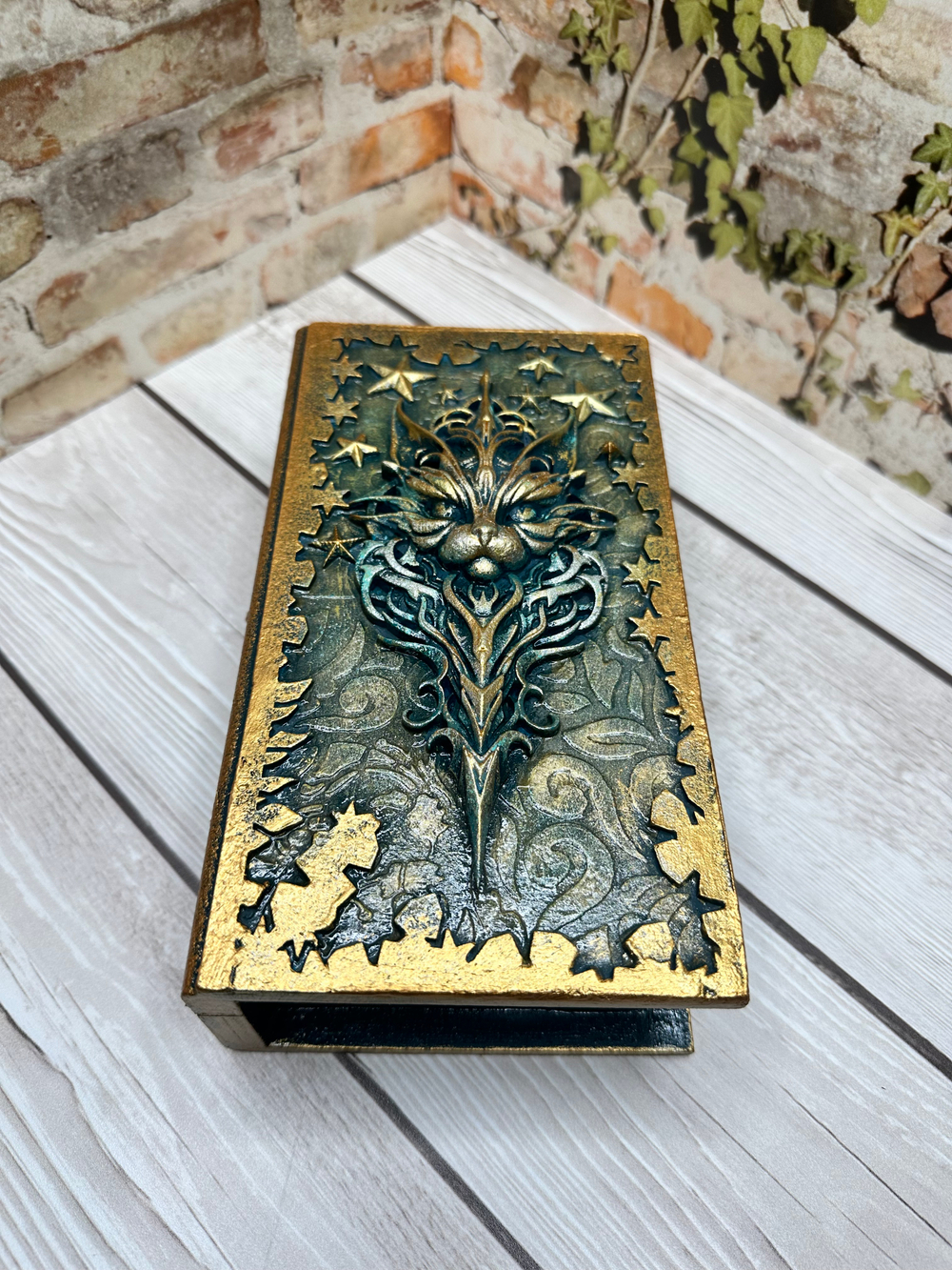 Шкатулка-книга "Котофей"