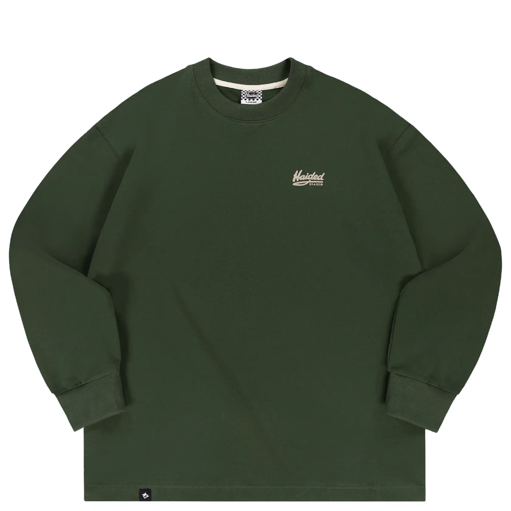 Лонгслив Haided Garden RLXD FIRM LS TEE, Оливковый