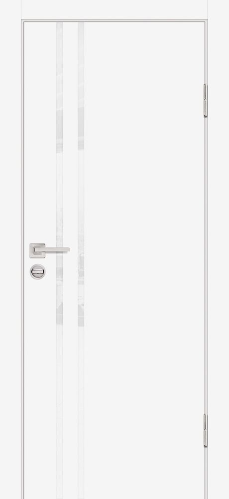 Дверь P-11 / Цвет Белый / белоснежный лакобель / Двери PROFILO PORTE