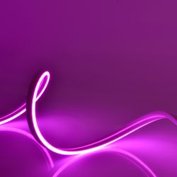 ULS-N01-2835-120LED-m-6mm-IP67-DC12V-9W-m-5M-PURPLE Гибкая светодиодная лента. NEON. Катушка 5м. в блистере. Фиолетовый свет. ТМ Uniel