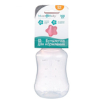 Бутылочка для кормления детская приталенная, 150 мл, от 0 мес., цвет розовый МИКС 2969769