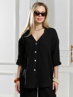 Блузка женская Асель-2 Виотекс ЧЁРНЫЙ