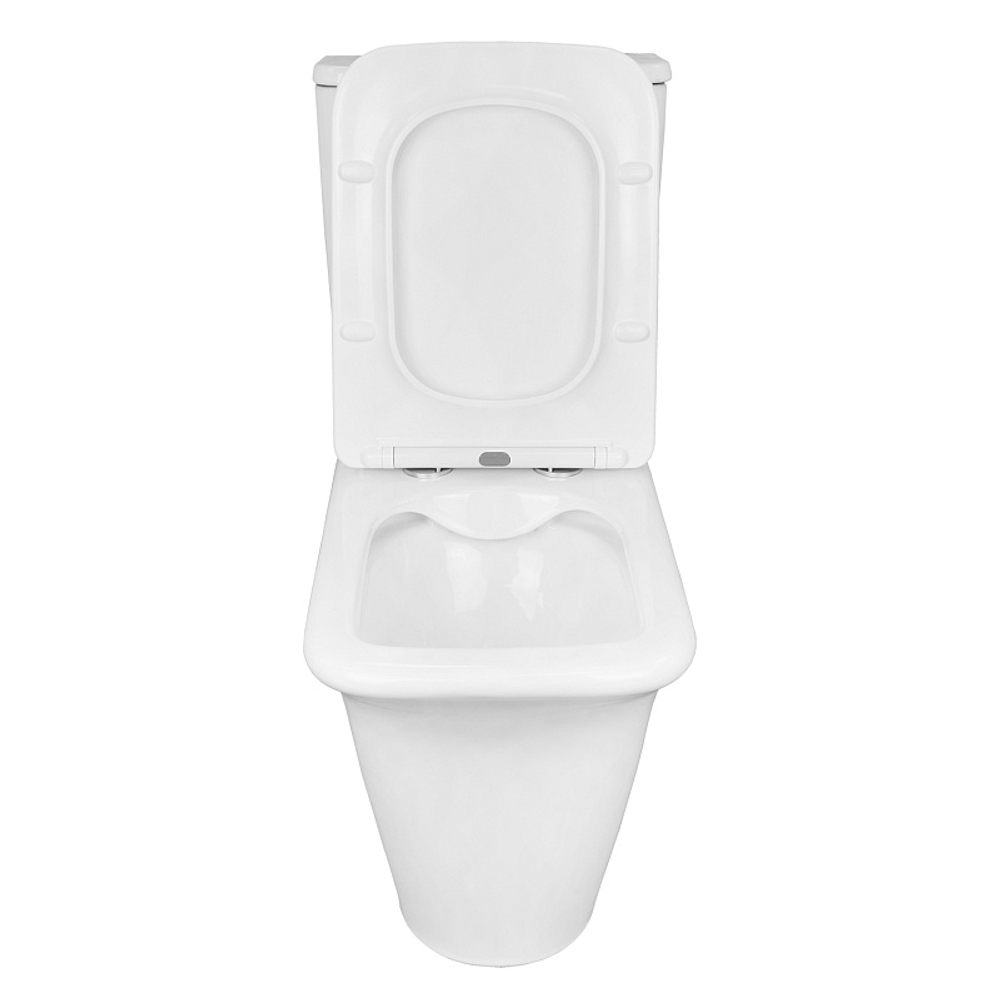 Унитаз-компакт Azario AVERO 660x360х820 напольный, безободковый с бачком и сиденьем микролифт (AZ-3121)