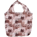 Сумка - шоппер «ИДЕЯДОМА», принт котики,65*46см/нагрузка до 10кг (инд. пакет истикер)