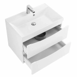 Тумба с раковиной Belbagno MARINO 60 подвесная Bianco Lucido
