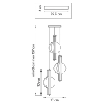Подвесная люстра Lightstar BOTTO 800133
