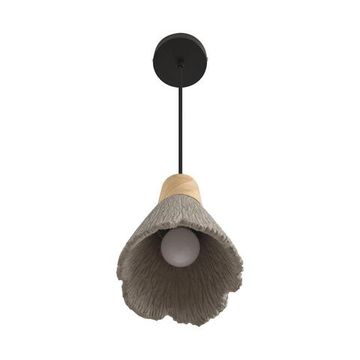 8351/1B SUSPENTIONI черный/серый/бежевый, металл/дерево/цемент Подвес E27 60W 220V EOLIANA