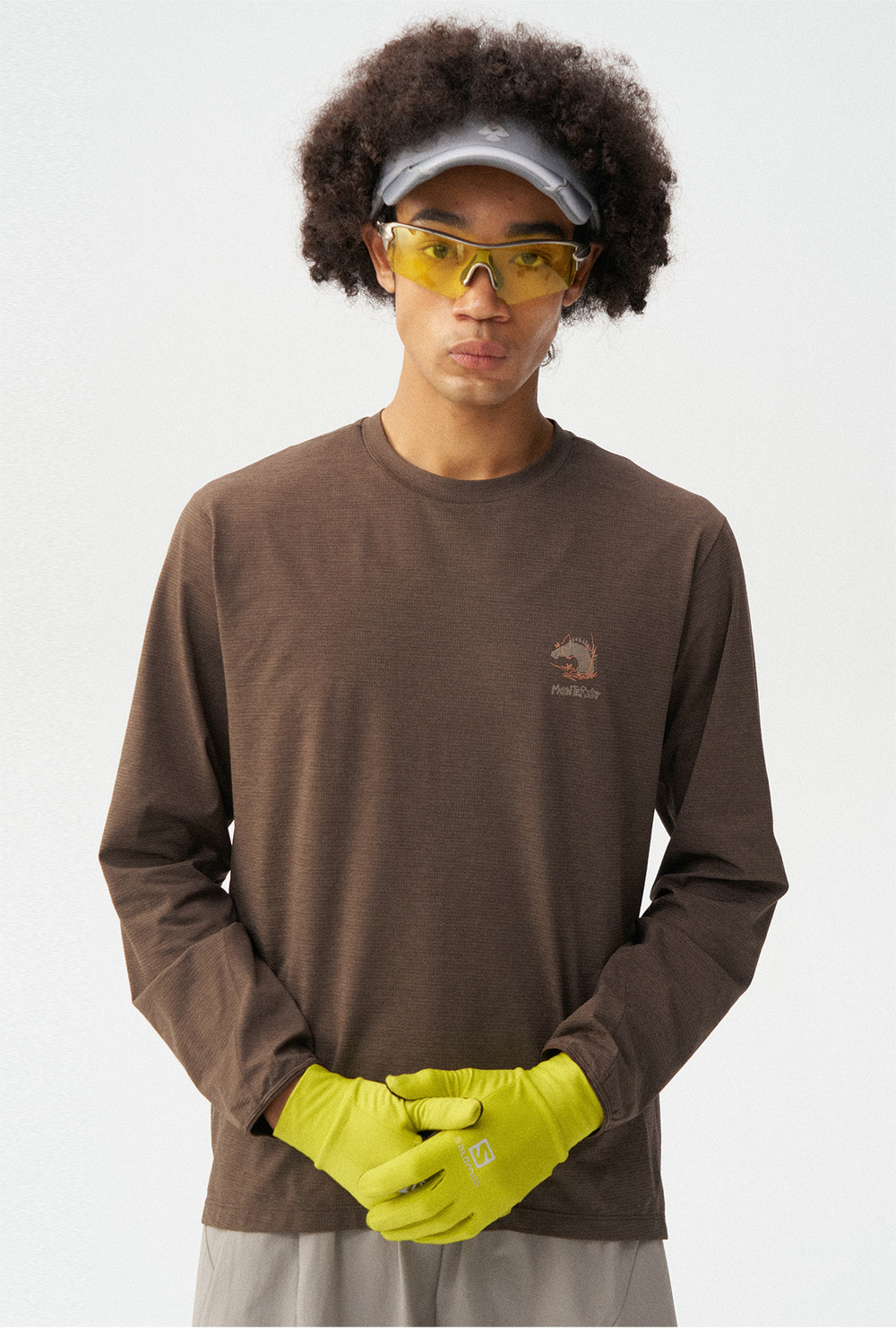 Лонгслив Nothomme Monterest Quick Drying коричневый