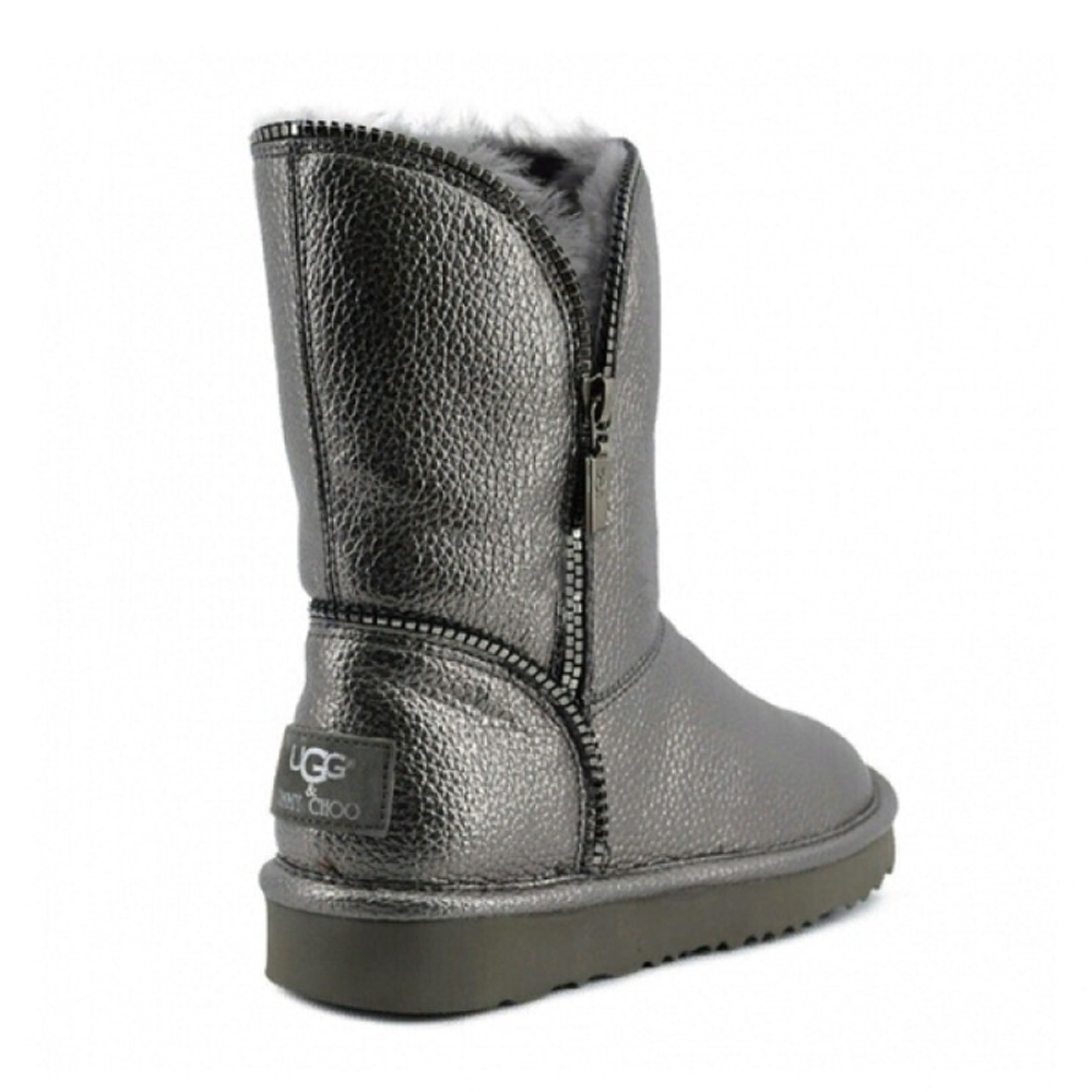 Угги UGG & Jimmy Choo Granular Skin Grey