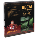 Весы напольные электронные МАТРЁНА MA-032A до 150кг, стеклянная поверхность
