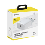 Сетевое зарядное устройство USB-C, 20Вт, 3А, белый