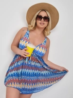 купальник танкини больших размеров с шортами раздельный