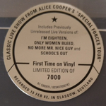 Alice Cooper / Live From The Apollo Theatre Glasgow 19.02.1982 (Limited Edition)(2LP)