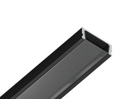 Ambrella Алюминиевый профиль накладной 15.5*6 для светодиодной ленты до 11мм Alum Profile GP1700BK/BK